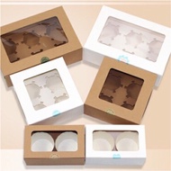 BB-101 (5pcs) 2/3/4/6/8 Cavity Muffin / Cupcake Box / 2/3/4/6/8 100gm Mooncake Box