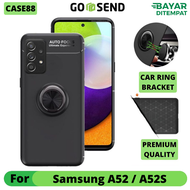 Case Samsung A52 A52S Casing Softcase AUTOFOCUS RING MAGNETIC