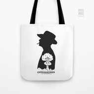Barbie OPPENHEIMER A Film By Christopher Nolan Movie Tote Bag Canvas