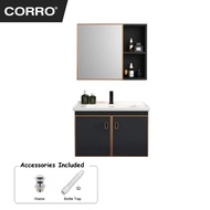 Corro Bathroom Stainless Steel Basin Cabinet With Mirror CBC 6662-60/CBC 77002-60-M