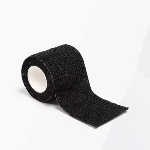 Black sports self-adhesive elastic bandage with 4.8-meter elastic knee pads, 18 colors for fingers, 