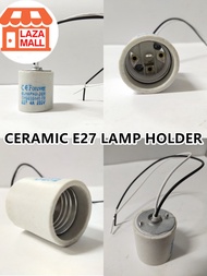 lampu dinding / lampu pagar tiang E27 SOCKET wall light / pole LAMP LIGHT BULB HOLDER mentol WIRE ROUND BASE 柱头灯