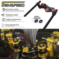 台灣現貨[SEMSPEED]適用於本田 Adv150 ADV 150 2019-2023 摩托車夾式車把 22mm 可調