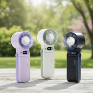 HF19C 199 6000mAh   HF19C Kipas Tangan Boleh Lipat Turbo 199-Kelajuan Penyejukan Ais 6000mAh Mudah A