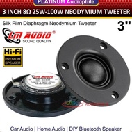 Original Tweeter 3 Inch 8 ohm 30mm Silk Film Neodymium Hifi 3" 25W-100W Tweeter Speaker LM-300R