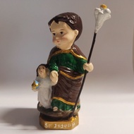 Miraculous Statue of St. Joseph - Chibi Bambini Religious Saints Figurine Fiber Resin Material