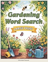 Gardening Word Search Large Print: Big Word Find Puzzles for Adult & Seniors , Activity Games for El