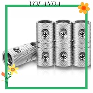 YOLAN Car Speaker Wire Terminal, Brass Silver Car Audio Connector, 0GA 4GA 8GA Wire Reducer