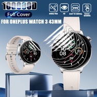 43MM Full Coverage Scratch-resistant Screen Protector for OnePlus Watch 3 9H Hardness Touch Sensitiv