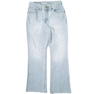 VIOLETTE ROOM 復古 Levi's 517 Remake 喇叭牛仔短褲，26 碼，靛藍色，拉鍊門襟，VR181908。二手。 [VIOLETTE ROOM]