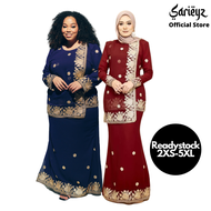 Sarieyz Kajol Gold Embroidery Baju Muslimah Wanita Fesyen  Baru  Baju Perempuan Murah Cantik Plus Si