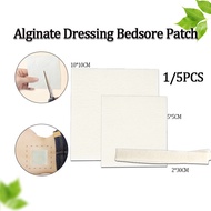 1/5PCS Medical Alginate Dressing Pressure Ulcer Patch Wound Sterile Dressing Thin Healing Pad Pressu