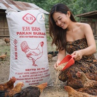 Pur Pakan Ayam Buras Pak Grower East Hope P90 Kemasan 1 Kilo