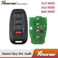 Xhorse XSADJ1GL VVDI 754J Smart Key 315MHZ/433MHZ/868MHZ for Audi A6L Q5 A4L A8L with Key Shell Comp