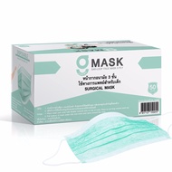 g mask(โรงงานไทย)หน้ากากอนามัยทางการแพทย์สีดำ/สีเขียว G lucky Mask กรอง3ชั้น มี อย. ได้มาตรฐาน ISO