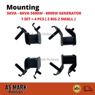 MOUNTING 4PCS  ( 2 BIG 2 SMALL ) 1 SET 5KVA - 8KVA 5000W - 8000W GENERATOR MOUNTING OGAWA