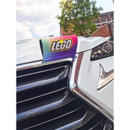 [2026 New Product lego Car Sticker lego lego Washable Label Sticker Car Electric Vehicle Motorcycle 