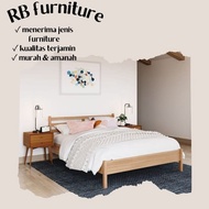 Dipan queen size Bed modern ,Dipan kayu jati ,Dipan minimalis
