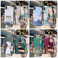 Case Huawei P40 Pro P40 Lite Nova 7i Nova 5T Mate 30 Pro P30 Pro P30 Lite P20 Pro P20 Lite 2019 P10 Plus Mate 20 Pro Mate 10 Pro Nova 6 Nova 5 Pro Nova 4 4e Nova 3 3i 3e Y9 Prime 2019 Y7 Y9 2019 Lotus Flower Wristband Hanging Beads Phone Case Cover