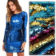 Encrypted reversible fish scales sequins for DIY dress, graffiti, net red background wall, front and