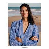 LA8310 - Blue Embroidery | Blouse Blouse