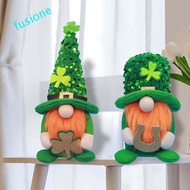 FUSIONEDGE Leprechauns Doll Ornament, Creative St Patrick's Day Guardian of Ireland Dwarf Doll, Deco