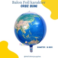 Orbz Earth Balloon/PeSTa Partysupplies/Earth Balloon/globe