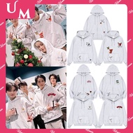 KPOP NCT DREAM Zip-up Hoodie Jacket Plus Size Men's/Women's MARK RENJUN HAECHAN Jisun Jeno JAEMIN Graffiti Print Fashion Sweatshirt Harajuku Trend Korean Loose Couple Pullover Top