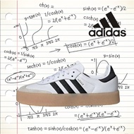adidas originals Samba OG B75806 White/Gray/Black/Brown 2025