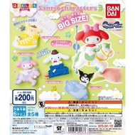 Sanrio Character Styling Clip DX P3 Bandai Capsule Toy Melody Kuromi Pudding Dog Big-Eared < Hongmin
