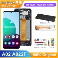Original For Samsung A02 A022 LCD Display Touch Screen With Frame A02 A022F SM-A022F/DS A022M SM-A02