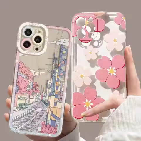 Anime Scenery Case for Xiaomi Redmi Note 12 13 4G 11 10 9 13 Pro Plus 5G 9S 8 12S 11S Redmi 12 12C 1