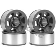 DISKON Velg Metal 1.55 ALLOY Beadlock Wheels Rims SCX10 RC4WD WPL MN