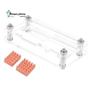 Acrylic Case for  Zero 2W  Zero 2W Motherboard Protective Case Compatible Heat Sinks  Easy Install