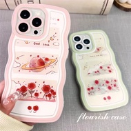 Casing Samsung Galaxy J4 J6 Plus J7 J2 Pro J7 Prime A7 2018 Phone Case Watercolor Flower universe Wave Frame Soft Silicone Clear Shockproof Cover