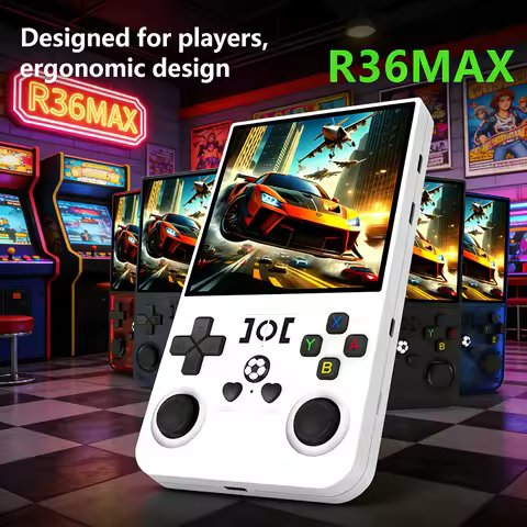 18000+games R36S Upgraded model R36MAX retro game console 4.0-inch Linux open-source system portable