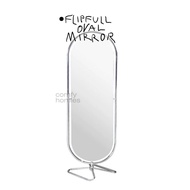 🪞พร้อมส่ง🪞กระจกเต็มตัว FLIPFULL OVAL MIRROR /comfyhomies/