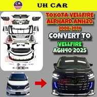 (20 TO 40) Toyota Vellfire Alphard ANH20 Convert To Vellfire AGH40 Front Bumper Skirt Bodykit Headla
