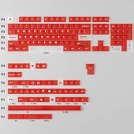 White Frog Korean Keycap Mist Pc Transparent Light Cherry 154/131 Key2.25/2.75/7U Space Bar Retro Re