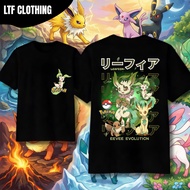 LTF CLOTHING - POKEMON EEVEE EVOLUTION ANIME T-SHIRT - Premium Cotton 30s - Teenagers & Adults