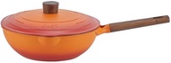 La Gourmet LGSNFE410160 Shogun Non-Stick Wok with Lid, 28cm, Flame