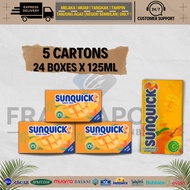 Sunquick Manggo  Kotak Juice Drink 5 Carton(120x 125 ml)  with  EXPRESS DELIVERY SERVICE to Melaka, 