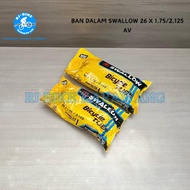 SWALLOW INNER TYRE 26 X 1.75/2.125 MOTORCYCLE VALVE