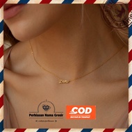 Mini Name Necklace Stainless Steel Name Necklace Adult Child Name Necklace