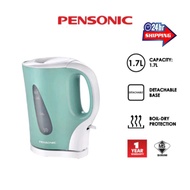 Pensonic Jug Kettle Electric Kettle Stainless Steel Element Detachable Base 1.7 Litre 2200W - PAB171
