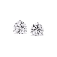 Platinum and 2.80ct Diamond Stud Earrings