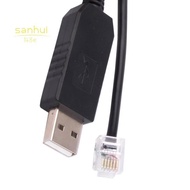 USB To Rj11 Rj12 6P4C Adapter Serial Control Cable EQMOD Cable for - Mount Pc Connect for Hand Contr