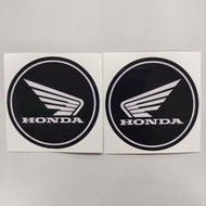 Honda Logo Sticker (Lubang Signal Penutup) 3M High Quality Sticker Tebal Honda Rs150 RSX Vario Dash Wave 100 110 120
