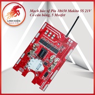 18650 Makita 5S 21V Battery Protection Circuit with Balance – 5 High Load MOSFETs, 18V Drill Battery
