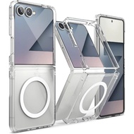 EllaStuff Case SAMSUNG Z FLIP 7 5G Softcase CLEAR MAGNETIC MAGSAFE Casing SAMSUNG Z FLIP 7 5G